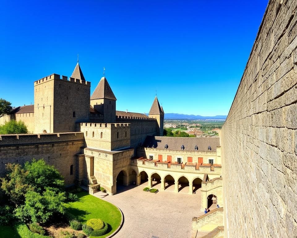 Bezienswaardigheden in de middeleeuwse stadsmuren van Carcassonne