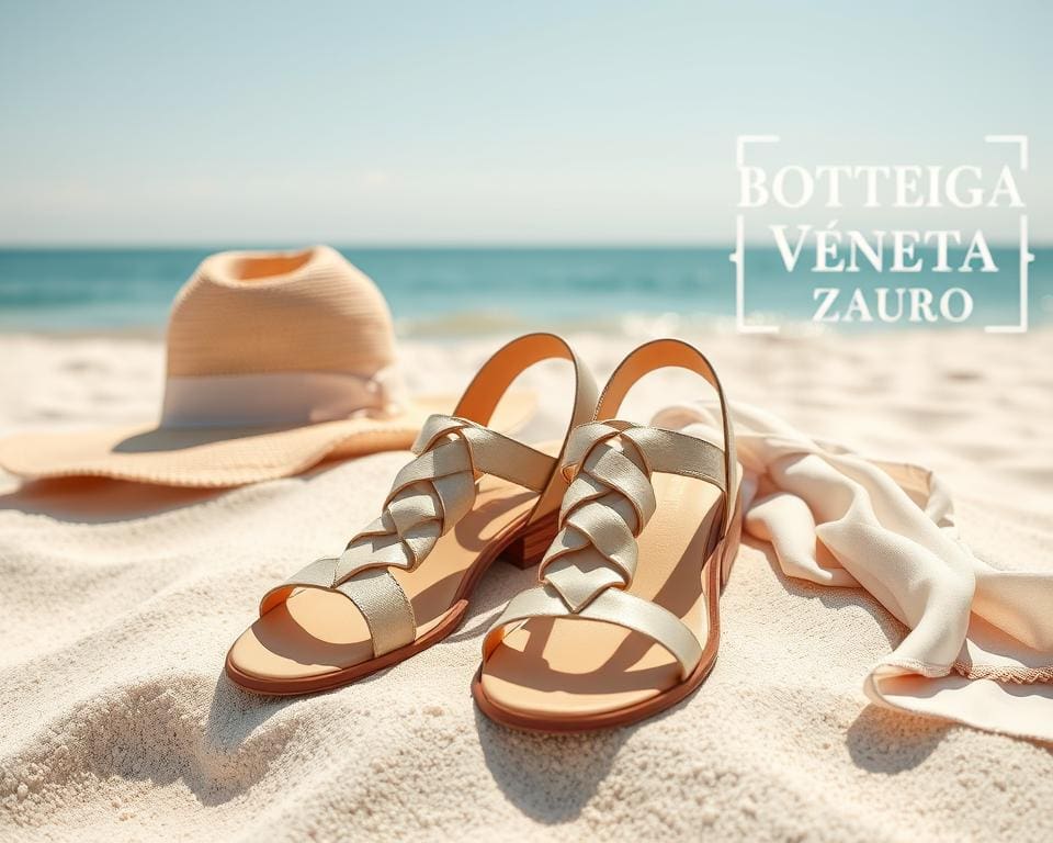 Bottega Veneta sandalen: Voor een minimalistische en chique zomerlook