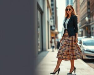 Burberry rokken: Britse elegantie met een moderne twist