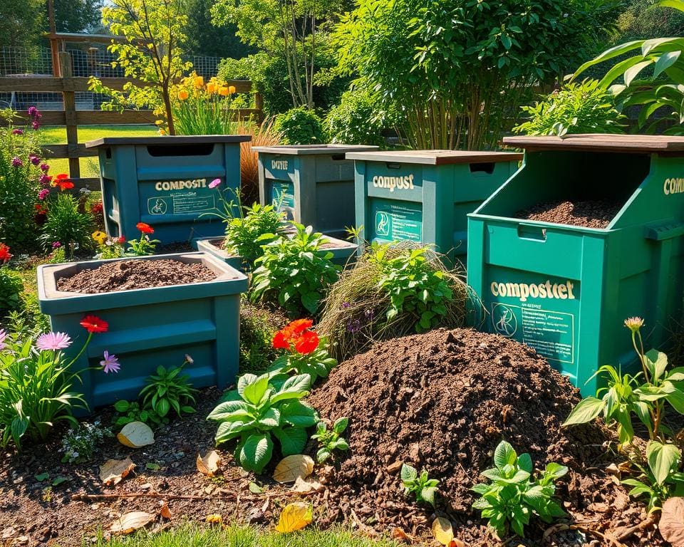 Compostvaten die Tuinafval Eenvoudig en Snel Verwerken