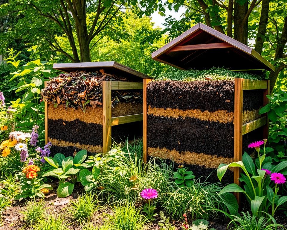 Compostvaten die Tuinafval omzetten in Voedzame Mest