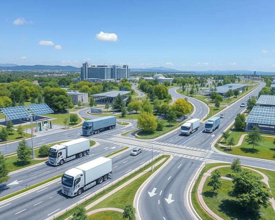 De opkomst van elektrische vrachtwagens in duurzame logistiek