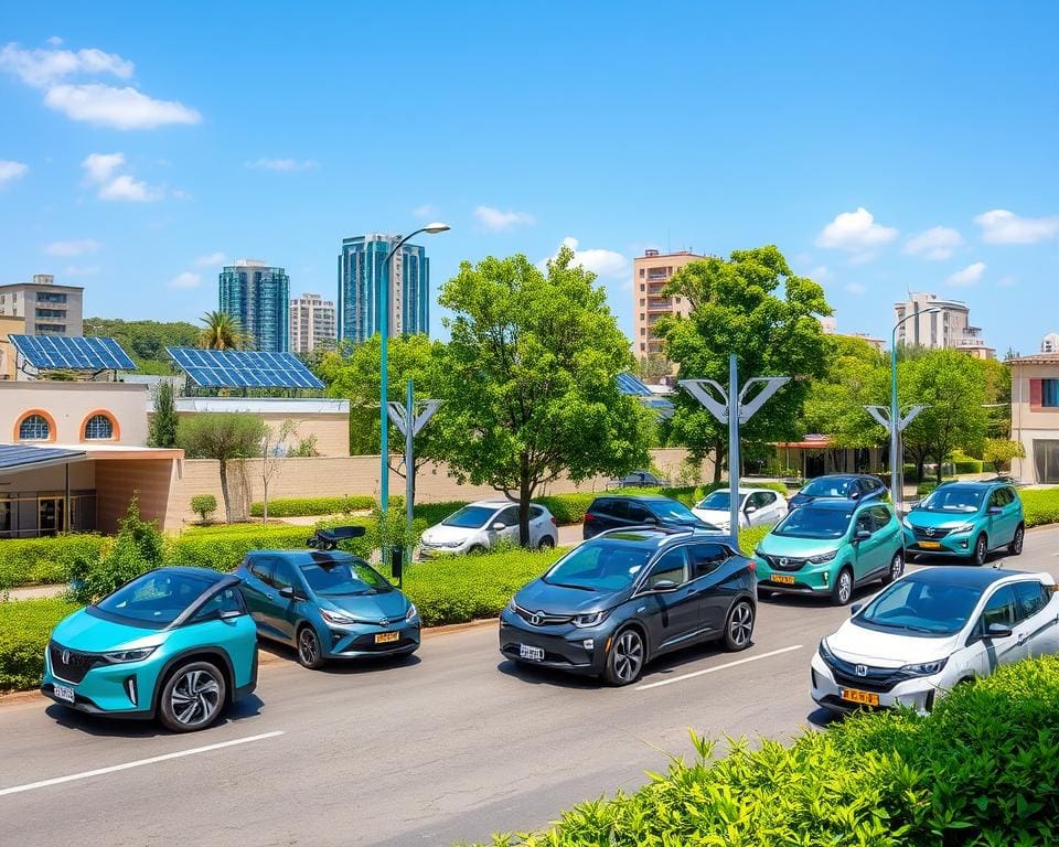 Duurzame mobiliteit met elektrische voertuigen