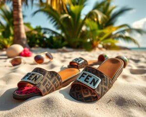 Fendi slippers: Voor een luxe en speelse zomerse flair