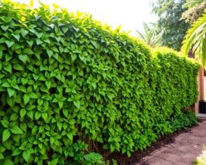 Groene Schuttingen die Een Natuurlijk Uitzicht Creëren