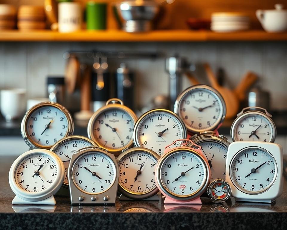 Keukentimers voor precieze timing bij het koken