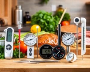 Kookthermometers voor perfecte garing van gerechten