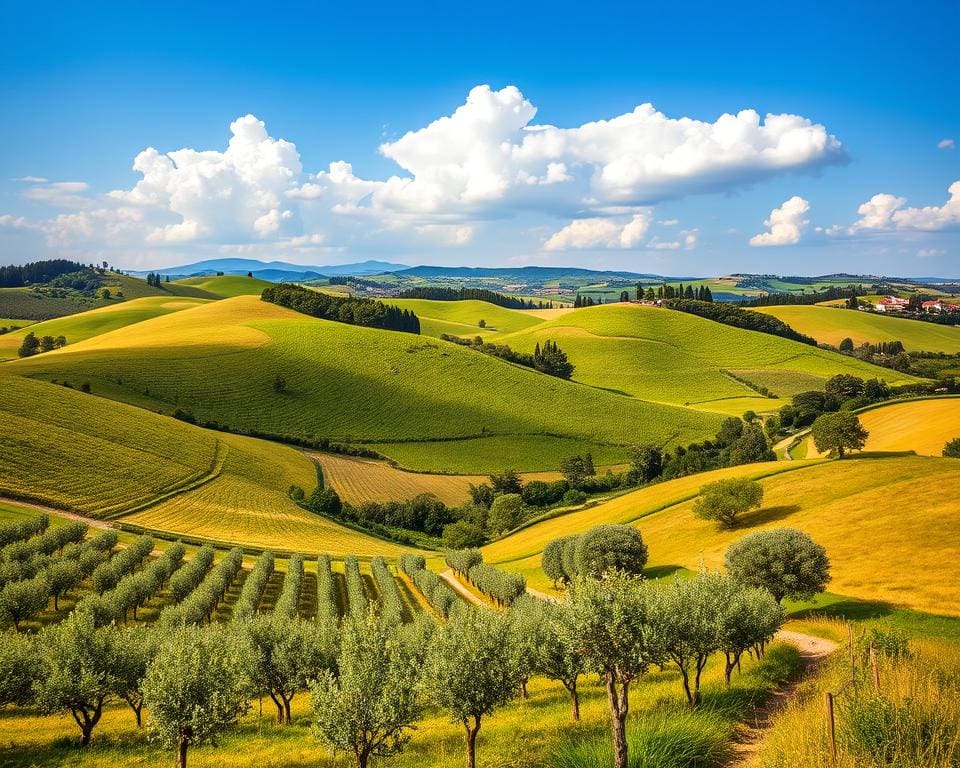 Natuurwandelingen door de weelderige valleien van Toscane