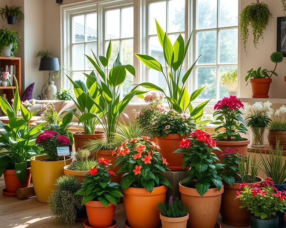 Plantenpotten die leven en kleur brengen naar je interieur