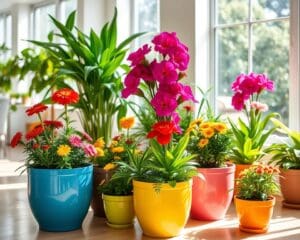 Plantenpotten die leven en kleur brengen naar je interieur