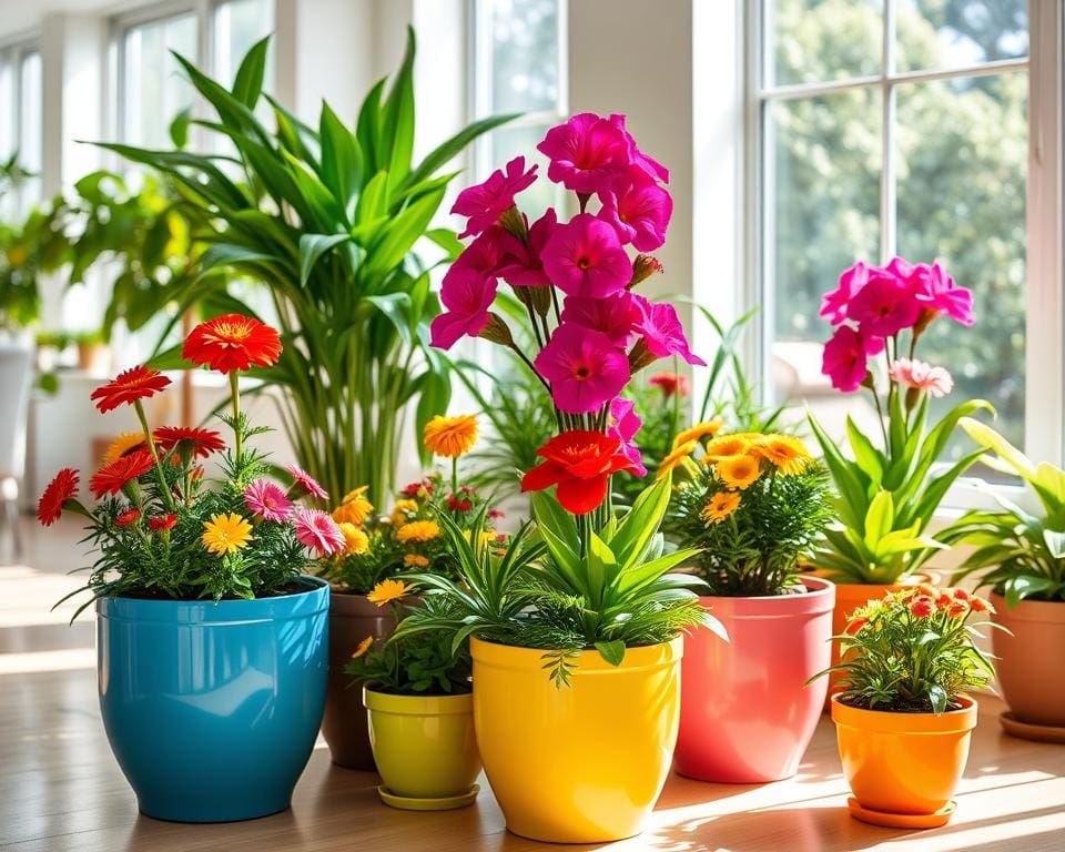 Plantenpotten die leven en kleur brengen naar je interieur