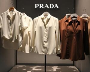 Prada blouses: Eenvoud en luxe voor dagelijks gebruik