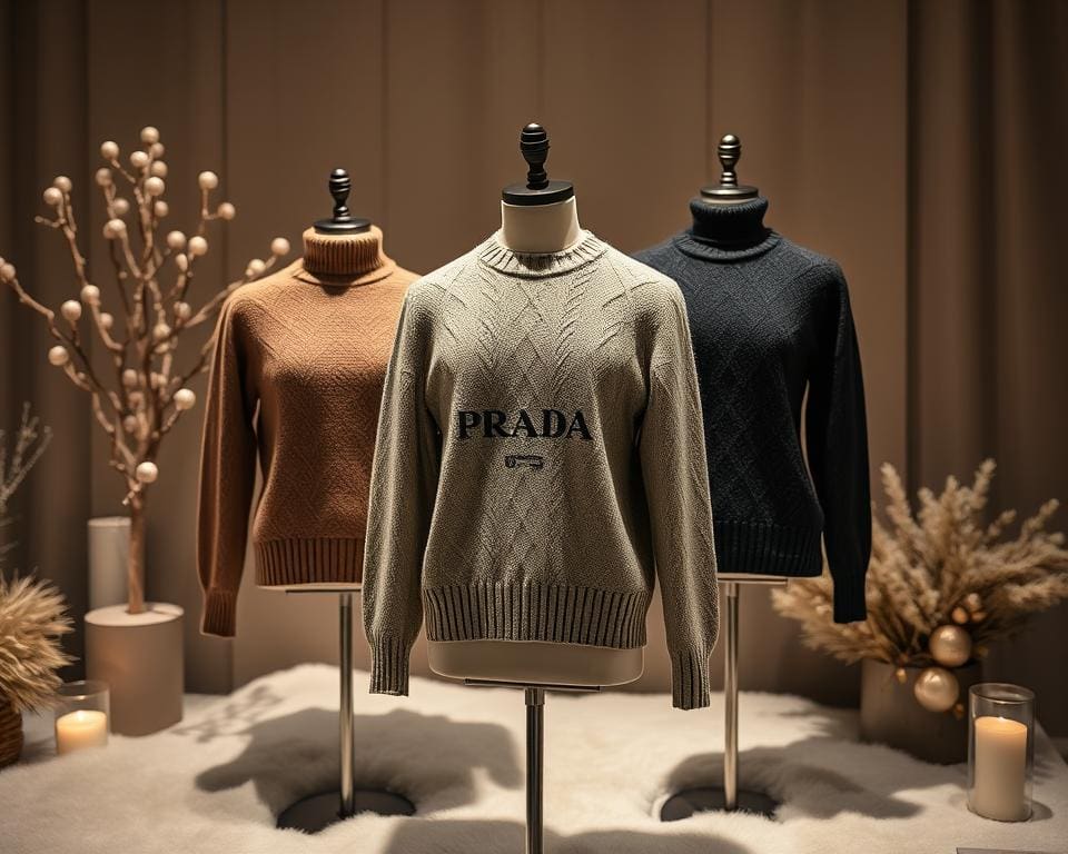 Prada truien: Voor een verfijnde winterstijl