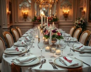 Tafelsets voor elegante diners met familie en vrienden