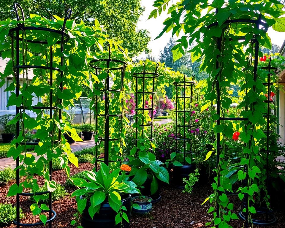 Tuin Klimrekken voor een groene buitenruimte