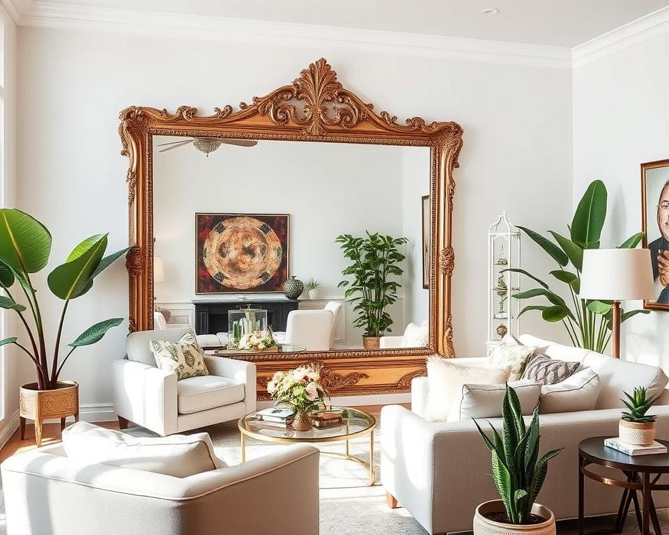 Wandspiegels die licht en ruimte in elke kamer toevoegen