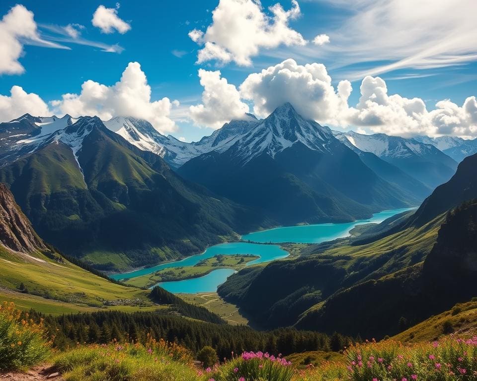 berglandschap Nieuw-Zeeland