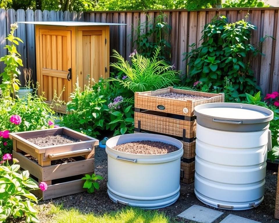 makkelijk te gebruiken compostsystemen voor beginners