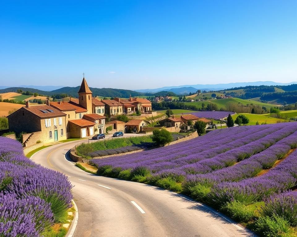 reizen langs de schilderachtige dorpen van de Provence