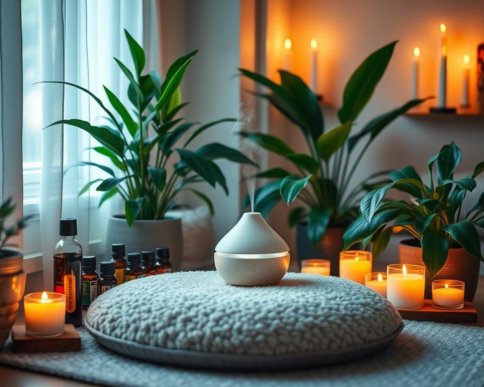 stress verminderen met aromatherapie