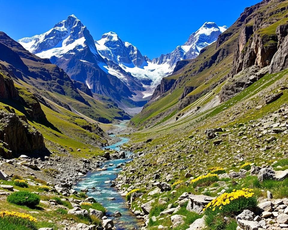 wandeltochten door ruige valleien