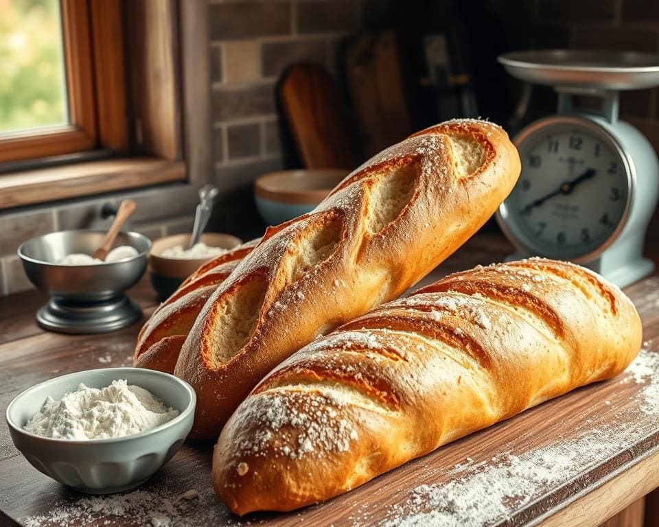 Bakken met zuurdesem brood