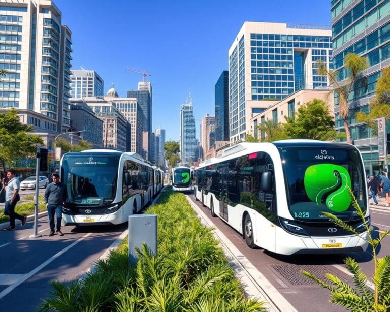 De toekomst van elektrische bussen in stadsvervoer