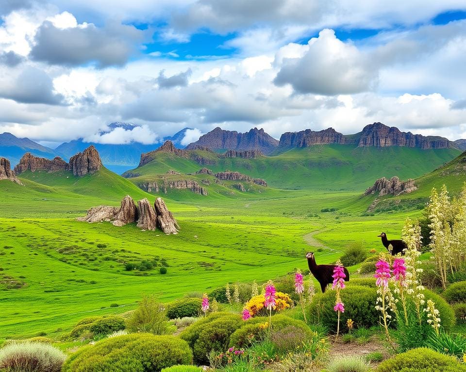 Diversiteit van flora en fauna in Patagonië