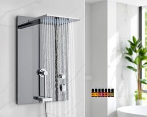 Douchepanelen met ingebouwde aromatherapie