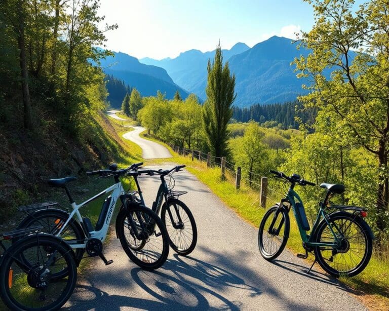 Elektrische fietsen voor recreatie en lange reizen