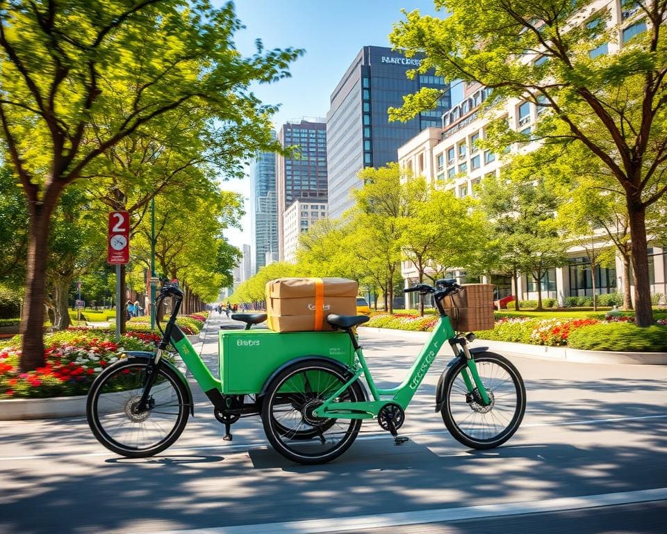 Elektrische vrachtfietsen voor groene logistiek