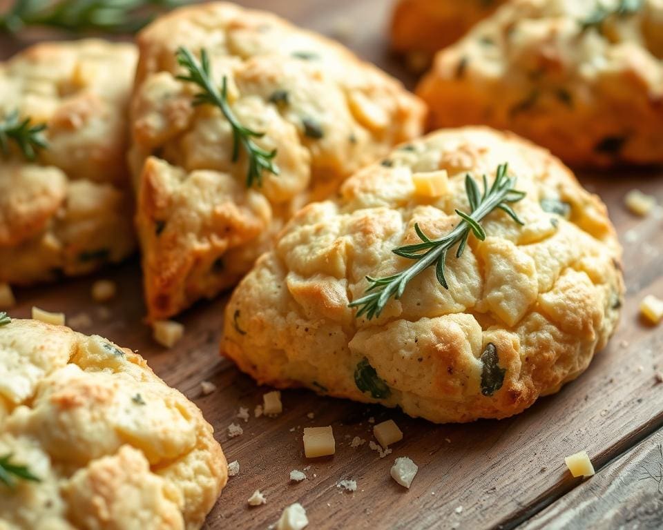 Hartige scones met rozemarijn en cheddar