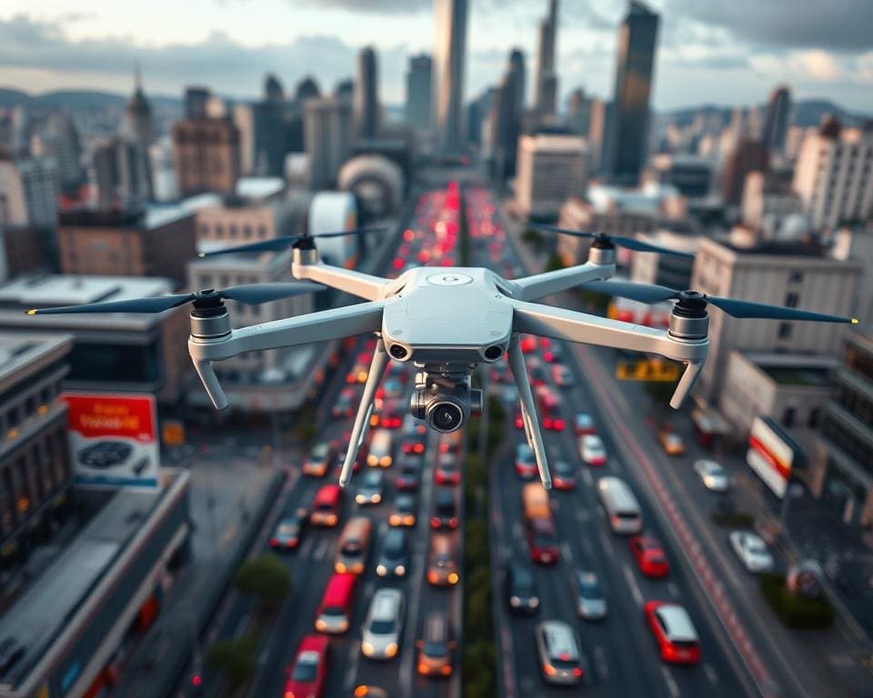 Hoe dragen drones bij aan realtime verkeerscontrole?