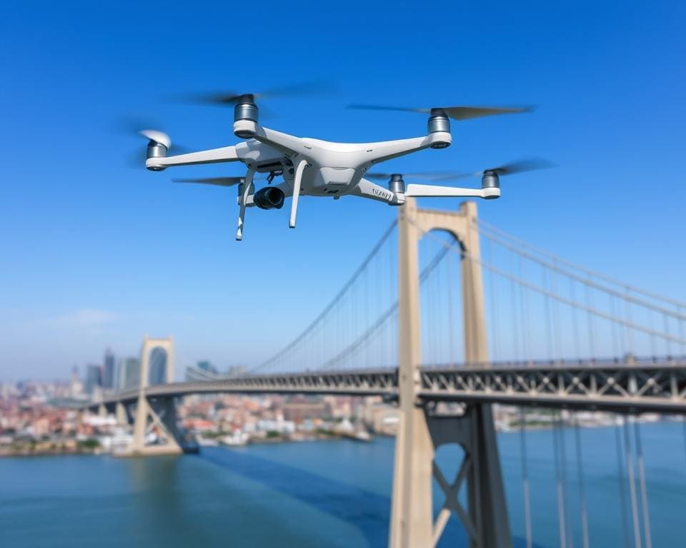 Hoe helpen drones bij inspecties van infrastructuur?