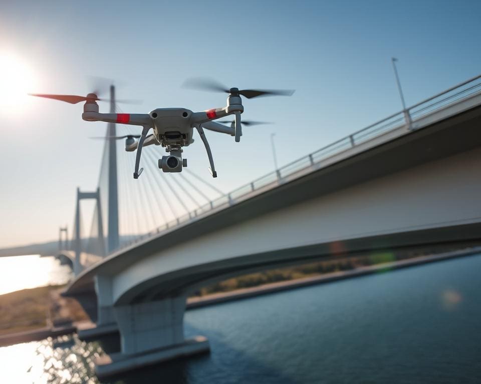 Hoe helpen drones bij inspecties van infrastructuur?