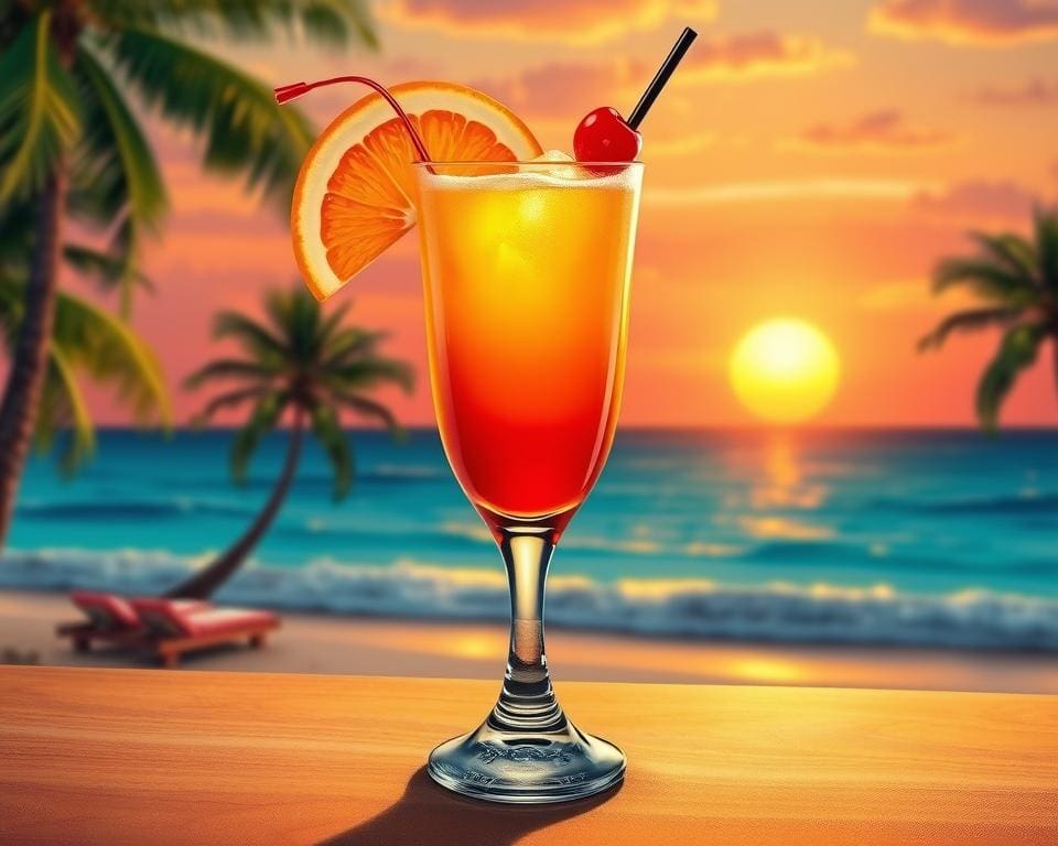 Hoe maak je een Tequila Sunrise recept