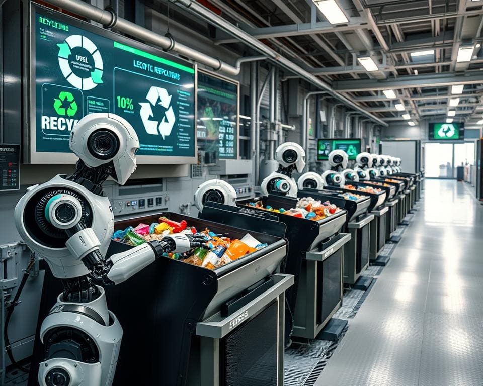 Hoe verbetert AI de efficiëntie van recyclingprocessen?