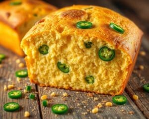 Maïsbrood met een pittige jalapeñotwist