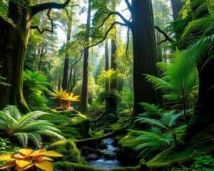 Natuur bewonderen in de weelderige bossen van Nieuw-Zeeland