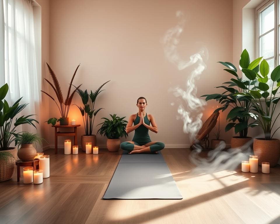 Ontspan je lichaam en geest met aromatherapie en yoga