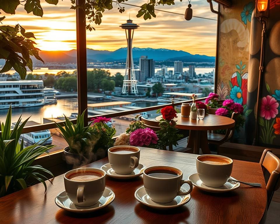 Seattle: koffiecultuur en schilderachtige uitzichten