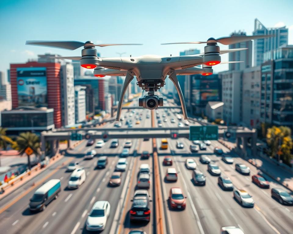 Toepassingen van drones in verkeersmanagement