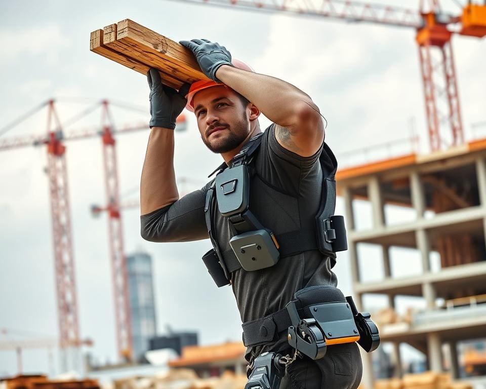 Wat zijn de voordelen van exoskeletten in de bouwsector?