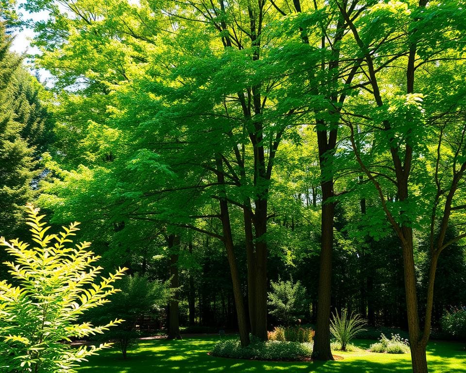 bomen met snelgroeiende eigenschappen