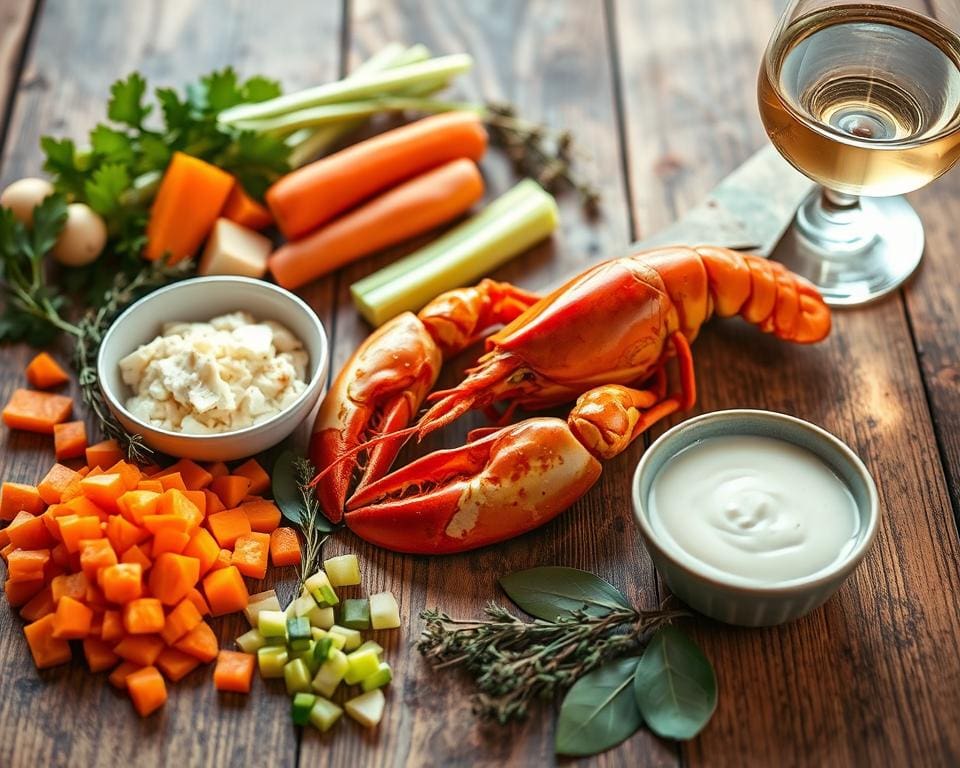 ingrediënten voor bisque