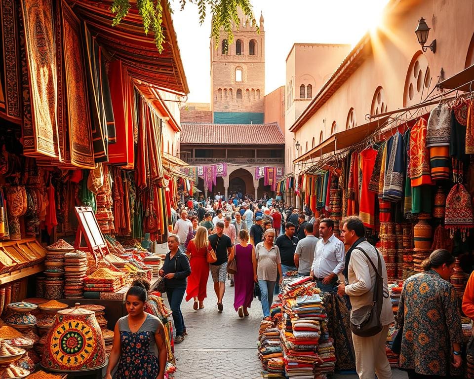 kleurrijke markten Marrakech