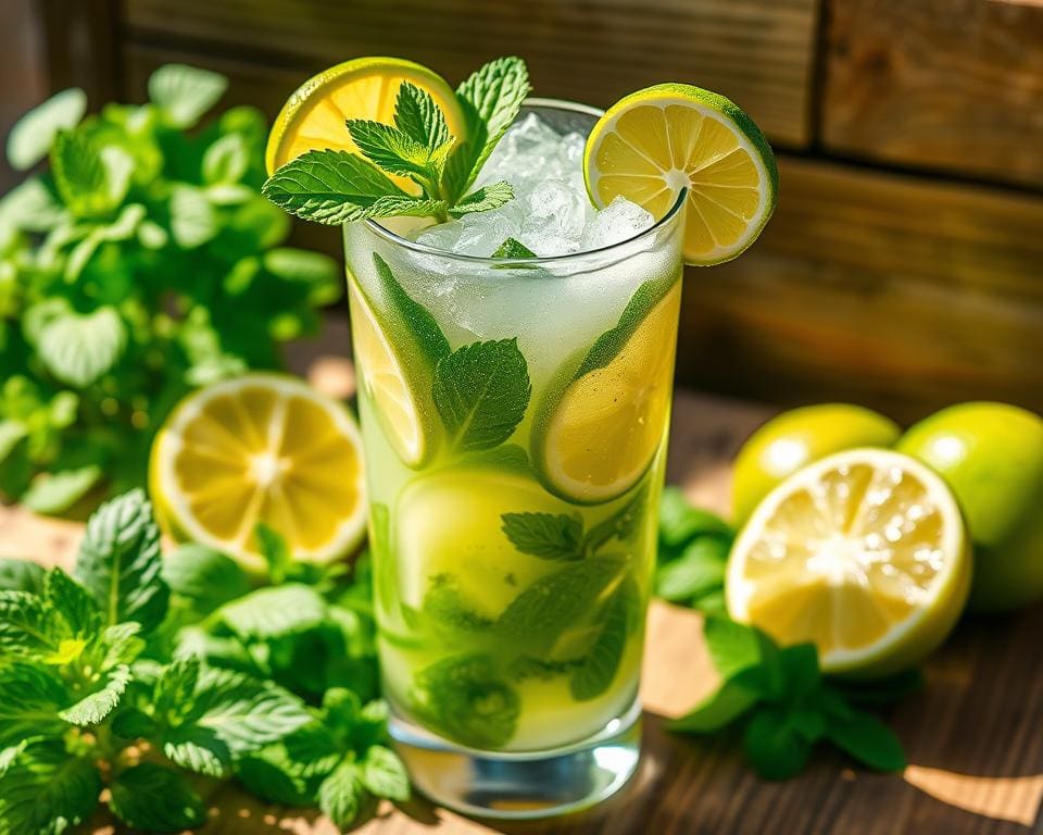 mocktail recept Mojito zonder alcohol