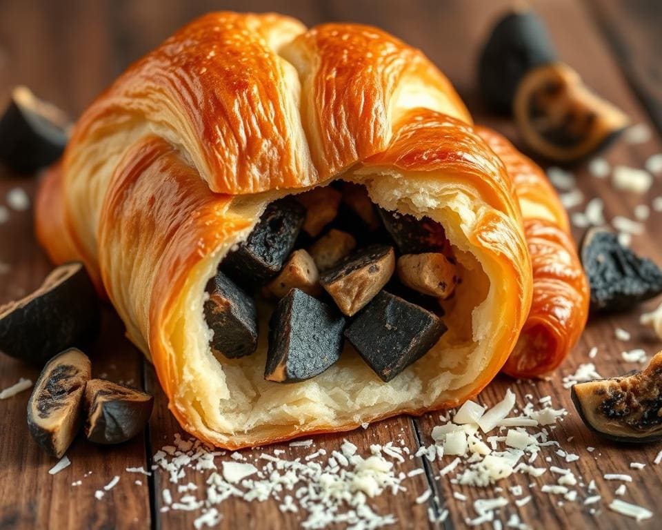 truffel en Parmezaanse kaas croissant