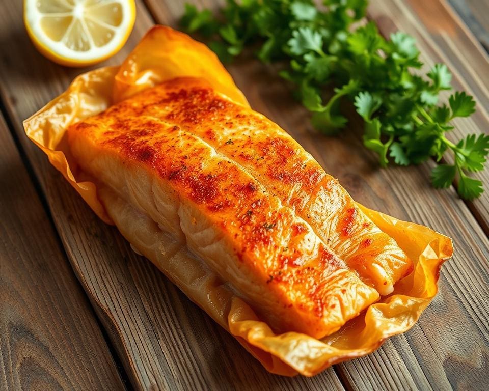 zalm recept krokante zalm