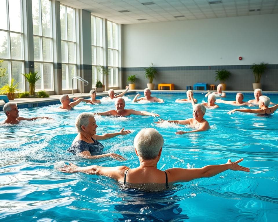 Aqua-aerobics: ideaal voor senioren